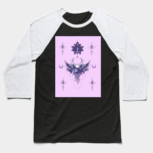 Lotus Lilac Tones Baseball T-Shirt